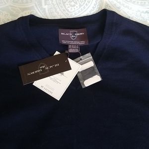 BLACK BROWN 1826 DARK BLUE SWEATER XXL NWTS